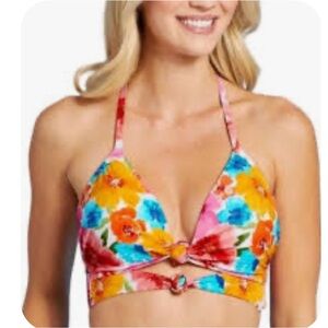 🏄‍♀️SHADE & SHORE FLORAL BIKINI TOP…